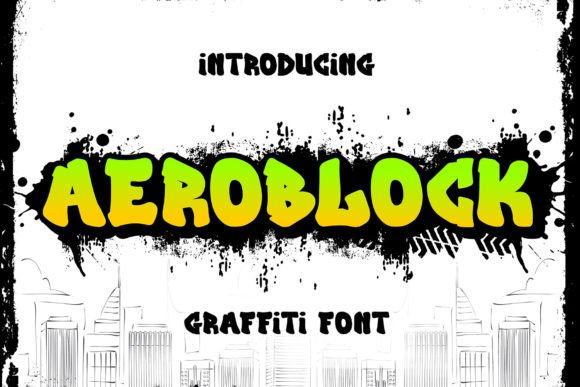 Aeroblock: A Bold, Rounded Urban Display Font for Street-Smart Branding