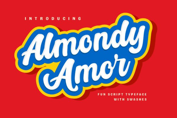 Almondy Amor: A Playful, Polished Script Font for Handmade Brands