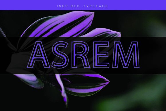 Asrem: A Display Font That Elevates Campaign Headlines
