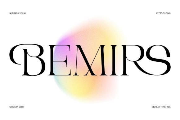 Bemirs Display Font for Handmade & Printable Creations