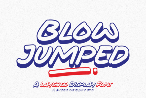 Blow Jumped: A Stylish Display Font for Small Business Branding