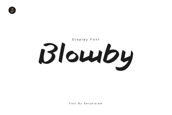 Blowby: A Friendly, Handwritten Display Font That Elevates Small Business Branding