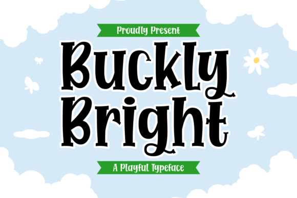Buckly Bright: A Playful Handwritten Display Font for Crafters