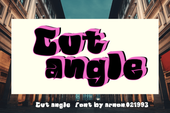 Cut Angle Font: A Bold Display Typeface for Editorial Impact