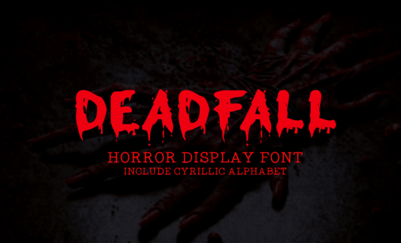 Deadfall: A Bold, Haunting Display Font for Handmade Creators