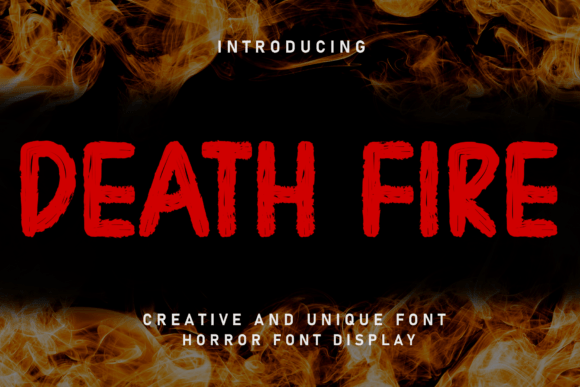 Death Fire: A Display Font That Cuts Through the Feed