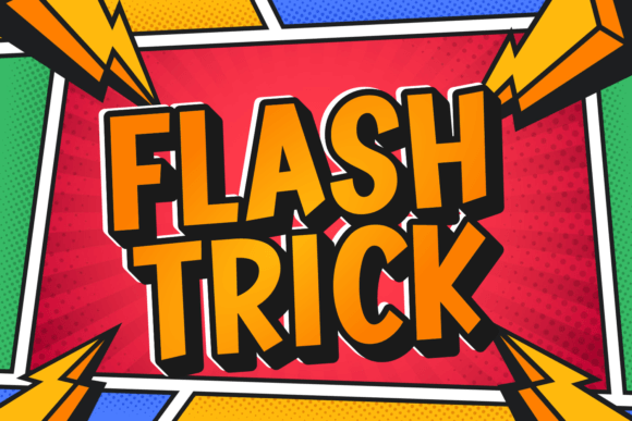 Flash Trick: A Bold Display Font for Scroll-Stopping Marketing