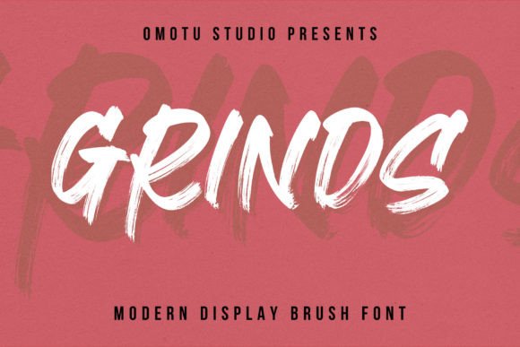 Grinds: A Handwritten Display Font That Feels Like Your Best Creative Instinct