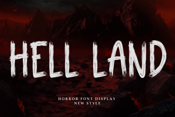 Hell Land: A Bold Handwritten Display Font for Scroll-Stopping Campaigns