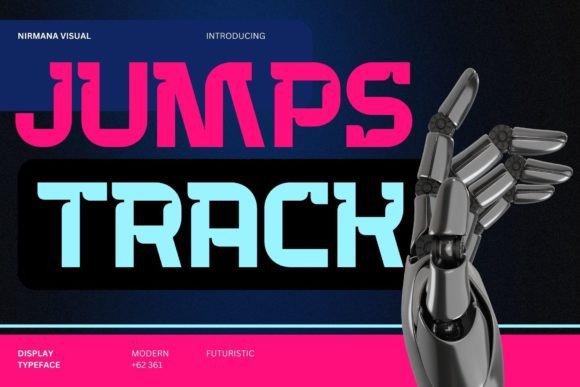 Jumps Track: A Display Font That Moves With Your Content