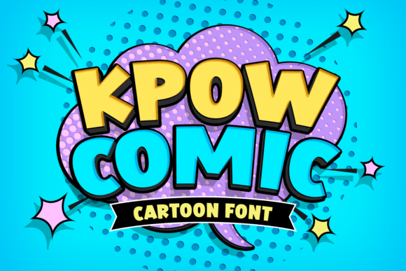 Kpow Comic: A Display Font That Makes Your Brand Instantly Memorable