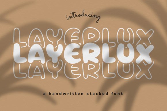 Layerlux: A Display Font That Earns Its Space