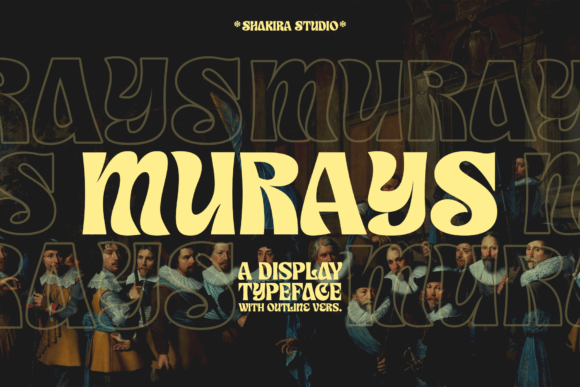 Murays: A Retro Display Serif Font That Commands Attention