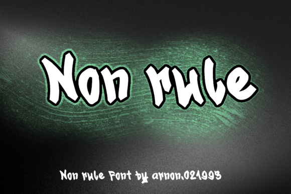 Non Rule: A Display Font That Makes Your Headlines Instantly Clear
