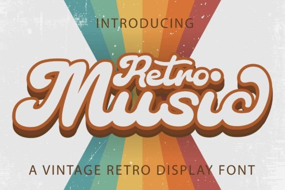 Retro Music Font: A Vintage Display Typeface for Campaign Impact