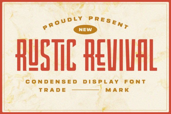 Rustic Revival: A Display Font That Feels Human