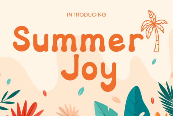 Summer Joy: A Playful Display Font for Editorial Charm