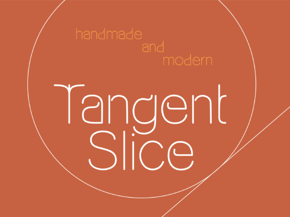 Tangent Slice: A Display Typeface with Quiet Confidence