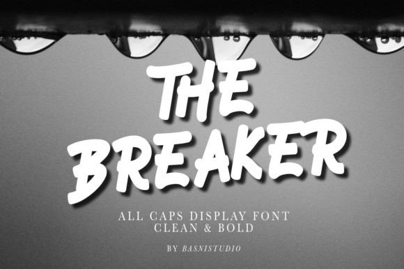 The Breaker: A Display Font That Cuts Through the Feed