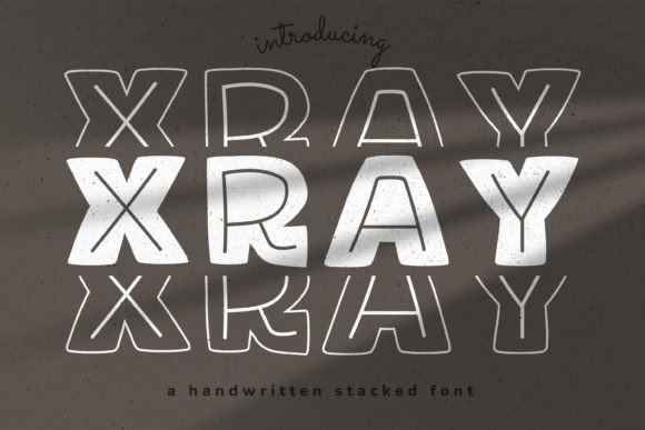 X-Ray Font: A Bold Display Typeface for Digital Design